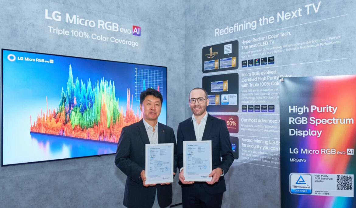 LG Micro RGB evo triple certificación foto 1