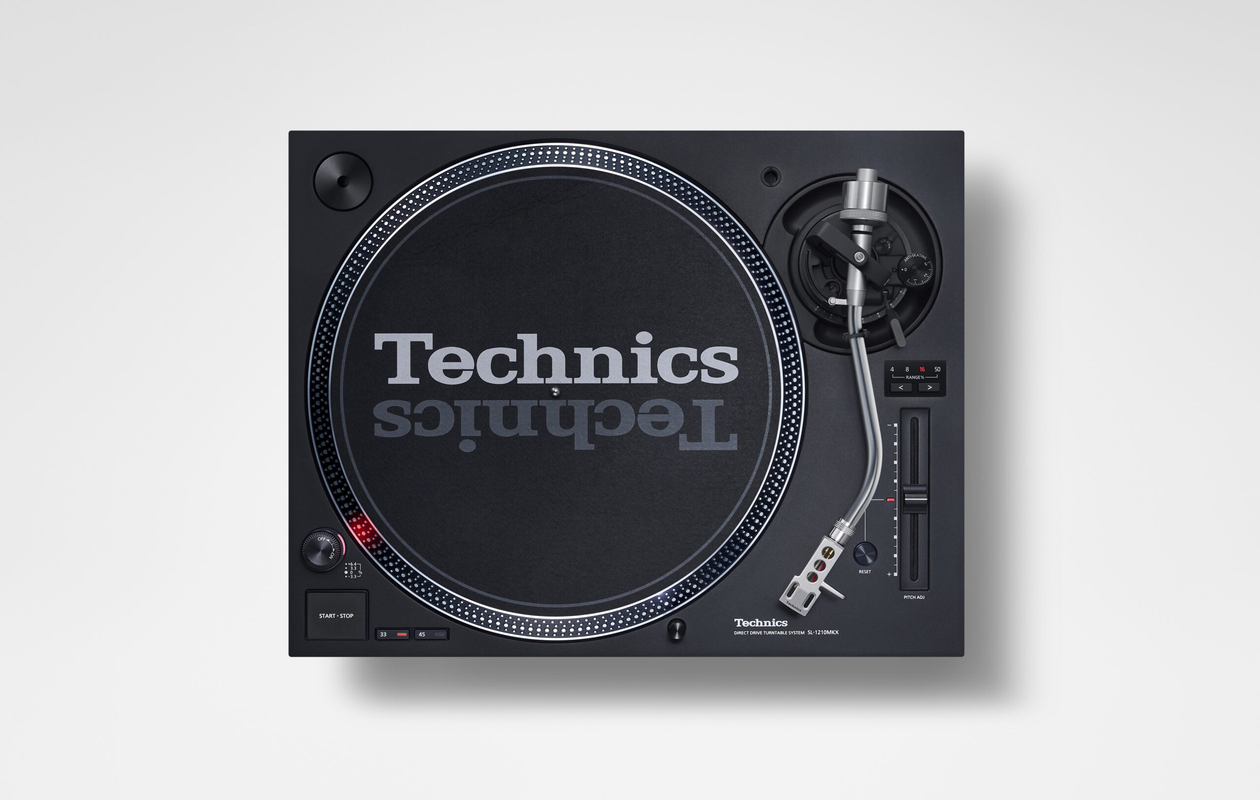 Technics SL-1210MKX detalle vista superior